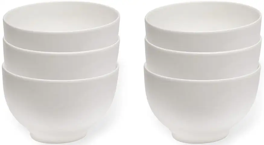

Миска для хлопьев vivo Villeroy & Boch Group "Basic White", 6 предметов, фарфор, премиальное качество, производство Германия 12,6х8,8 см, белый