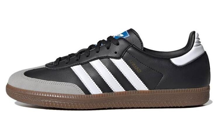Кроссовки Adidas Samba Vegan Black Gum, черный (размер RU 37,5)