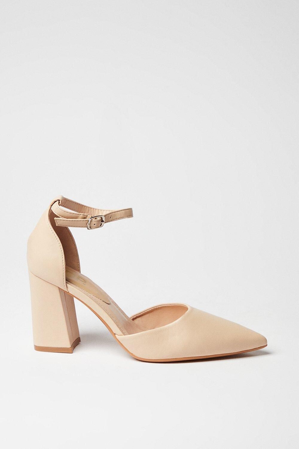 Туфли-лодочки Dorothy Perkins Blanche с ремешком на щиколотке, бежевый — фото 2