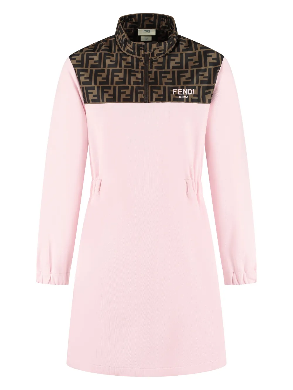 

Платье с монограммой FENDI KIDS, розовый