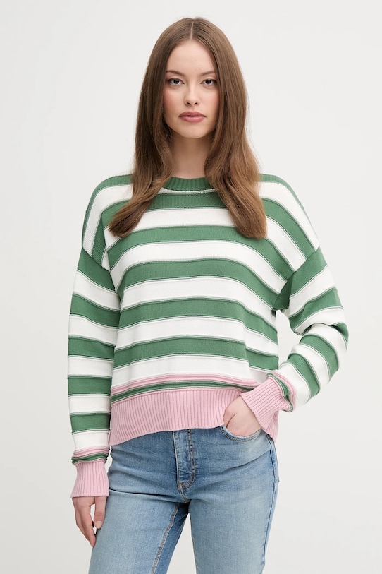 

Хлопковый свитер United Colors Of Benetton, зеленый