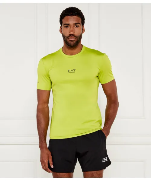 

Футболка Slim fit Ea7, зеленый