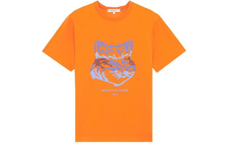 

Maison Kitsune Футболка мужская оранжевая
