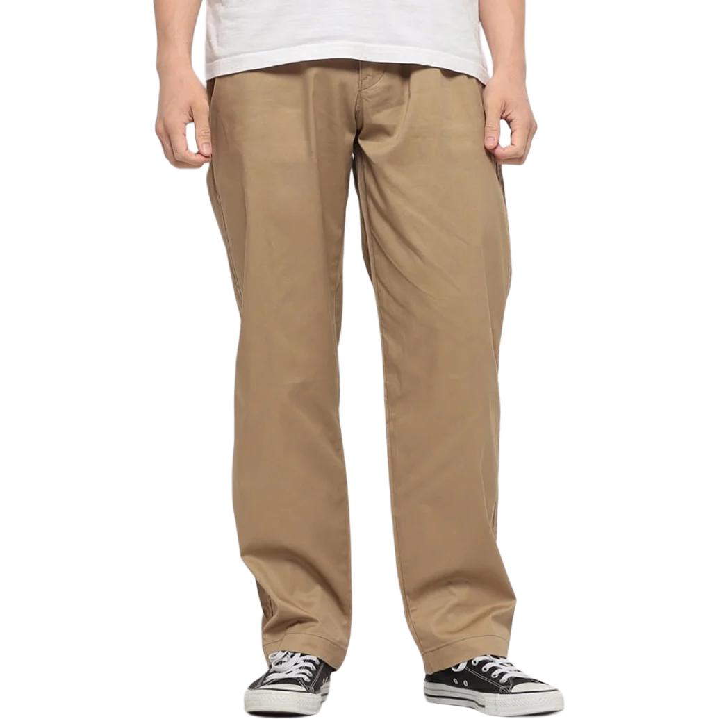 

Levis Мужские повседневные брюки бежевого цвета, прямого кроя