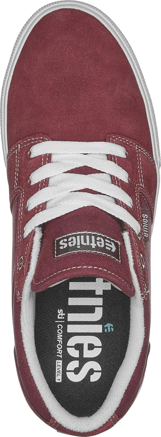 Кеды для скейтбординга Etnies Barge LS, Maroon — фото 2