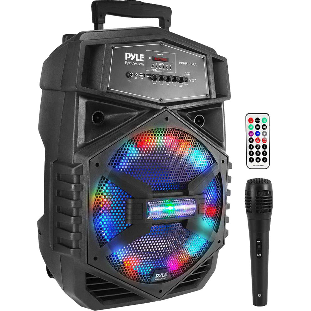 

Портативная PA-системы Pyle Pro PPHP1264A 12" 2-Way 1000W Portable Bluetooth PPHP1264A