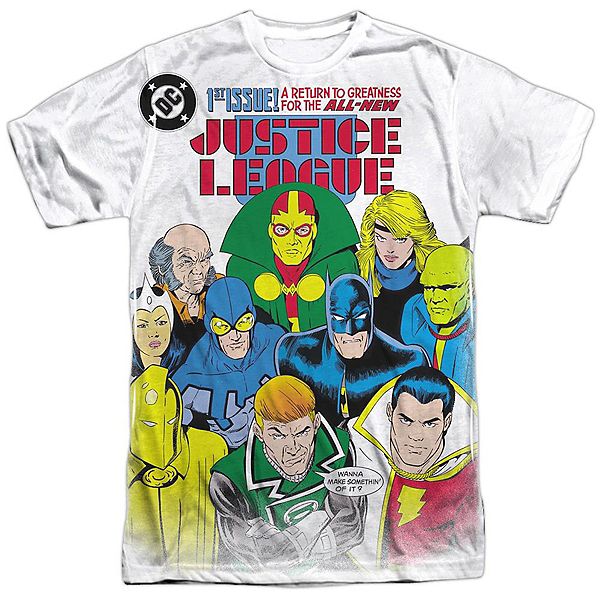 

Футболка adult poly crew с принтом justice league of america return to greatness Licensed Character