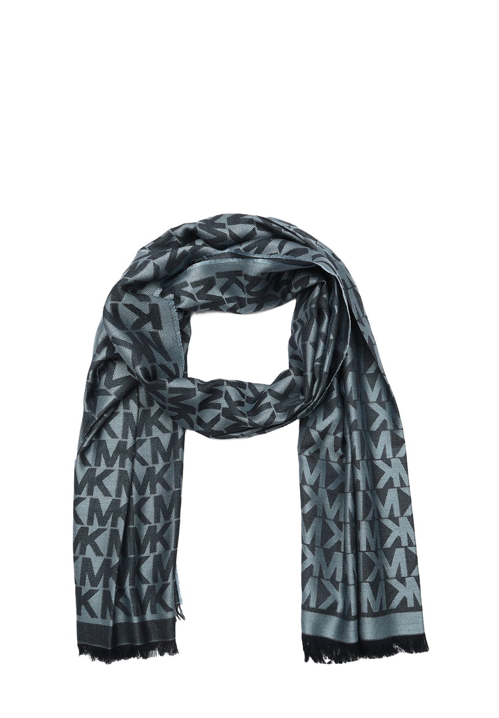

Шарф CHARM BLOCKED LIGHT WEIGHT MICHAEL Michael Kors, темно-синий