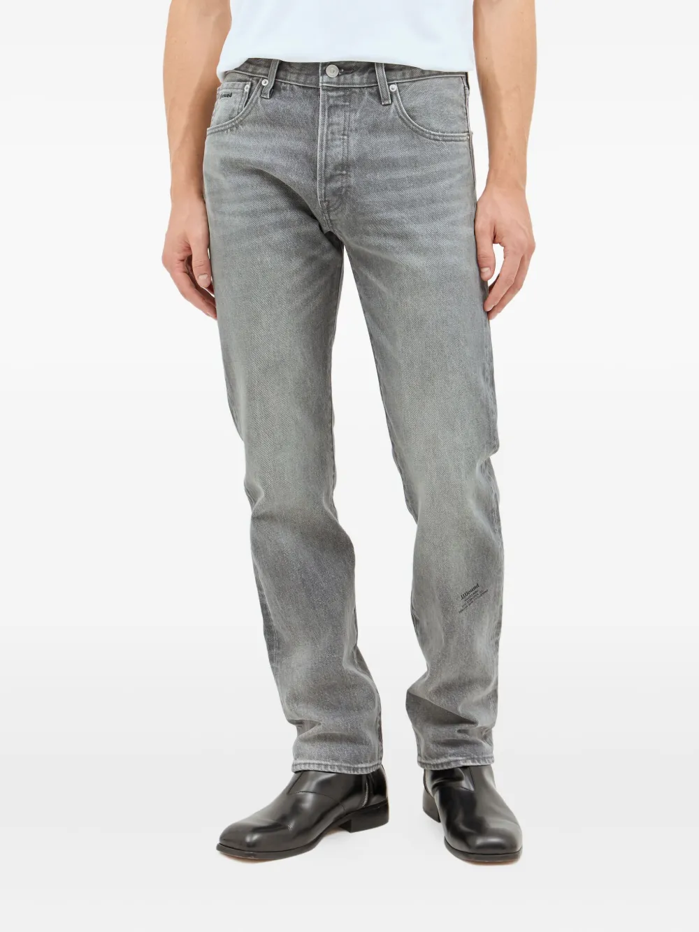 

Джинсы с нашивкой-логотипом из коллаборации с JJJJound Levi's, серый