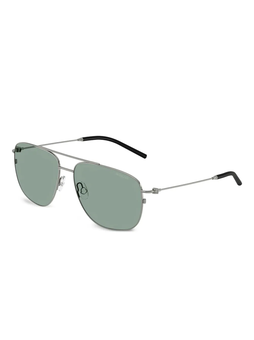 

Солнцезащитные очки с двойным мостом Moncler Eyewear, серый