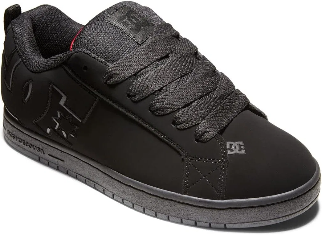 Кроссовки для скейтбординга DC Shoes Court Graffik, Black/Red — фото 2