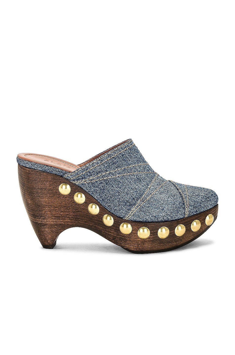 Мюли Alaïa Le Sabot Clogs, цвет Blue Jeans