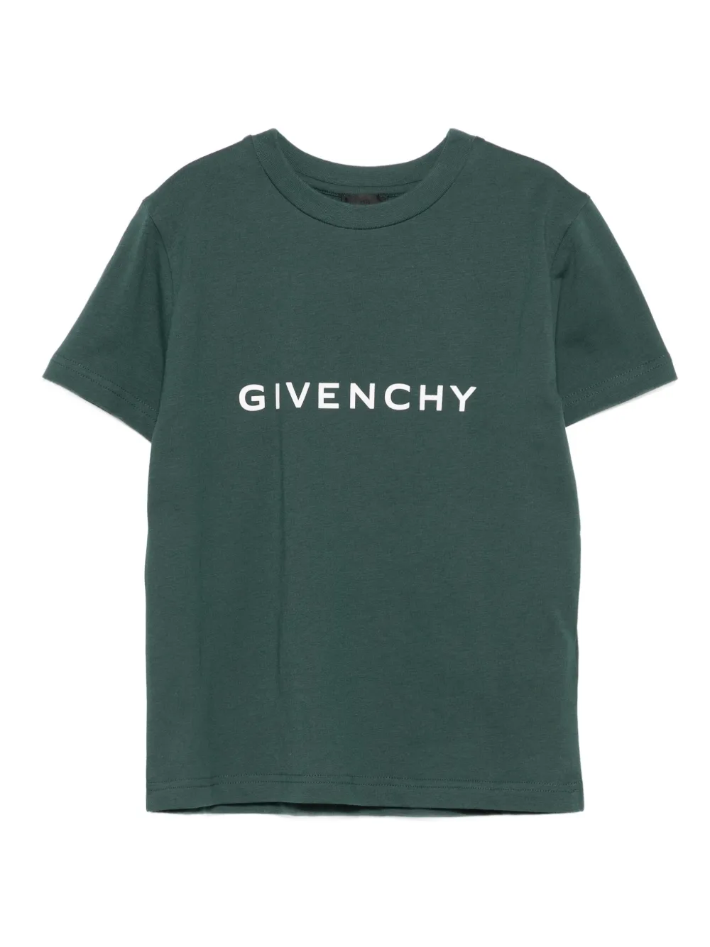 

Хлопковая футболка с логотипом Givenchy Kids, зеленый