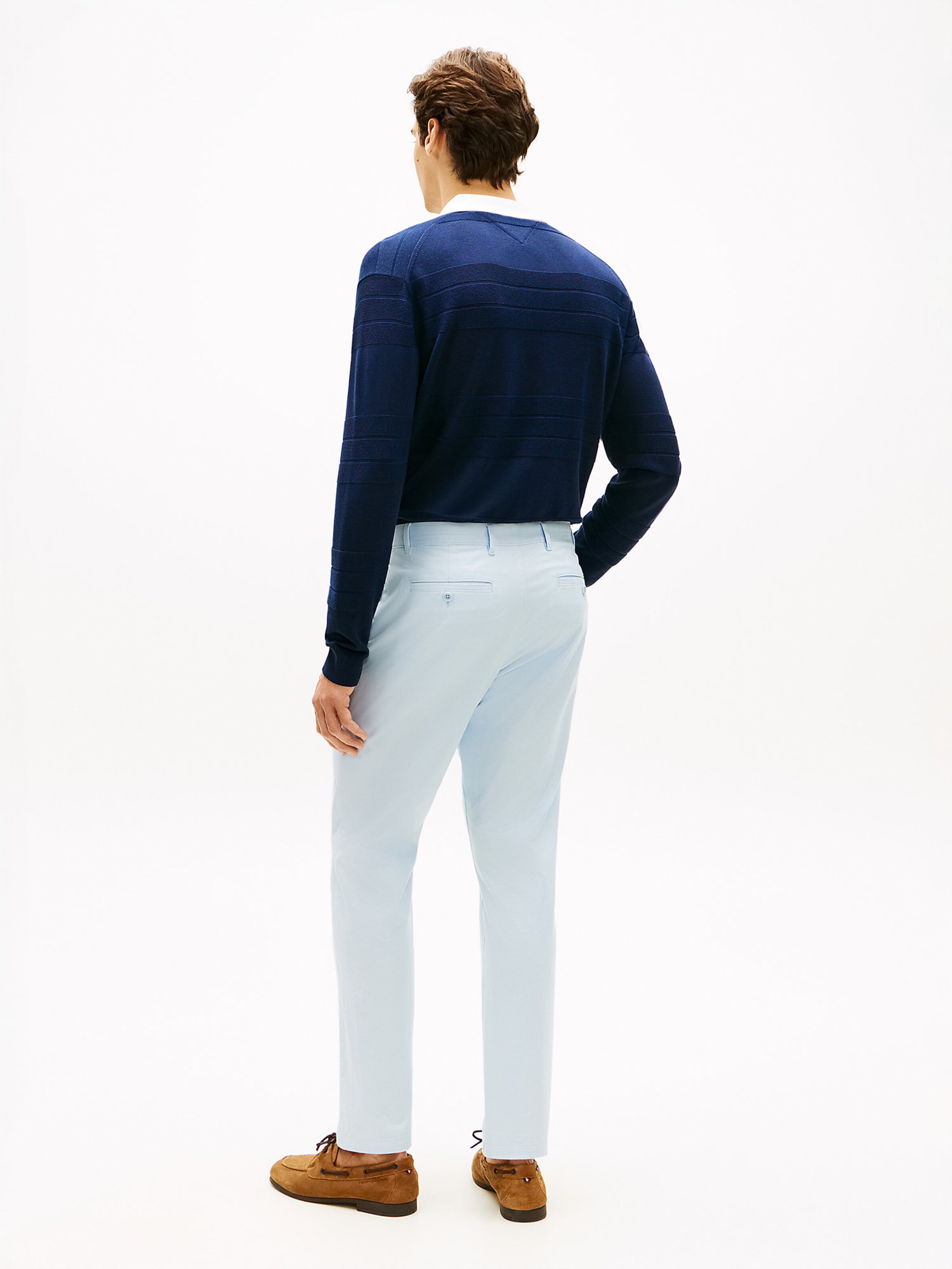 TOMMY HILFIGER Брюки чинос Regular в цвете off white — фото 4