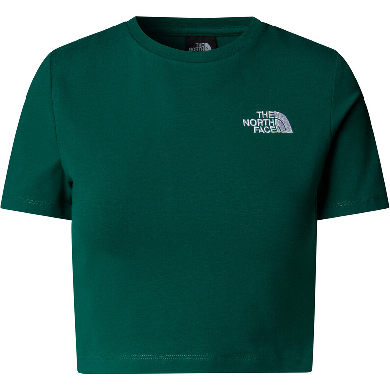 

Женская укороченная футболка The North Face, зеленый