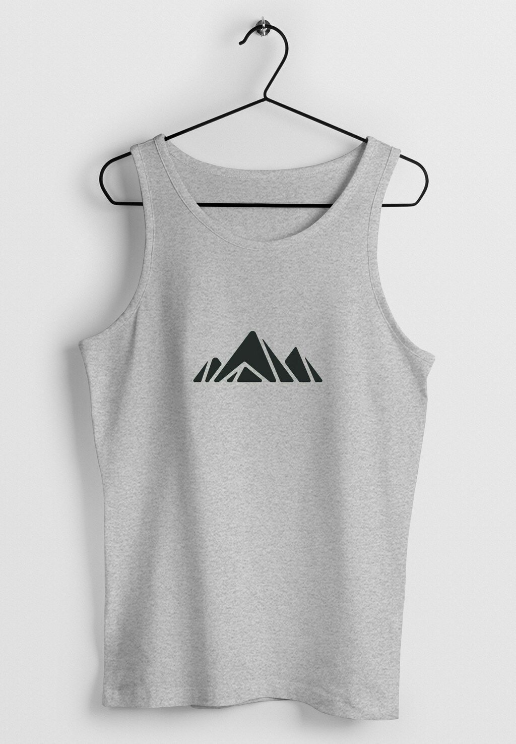 

Топ TANK- BERGE WANDERN POLYGON DESIGN PRINT OUTDOOR MUSKE Neverless, серый металлик