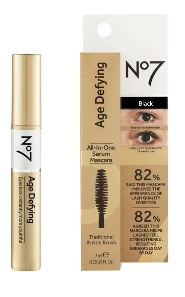 Антивозрастная тушь-сыворотка «Anti Aging All-in-One Serum Mascara» от No7 No7, Black