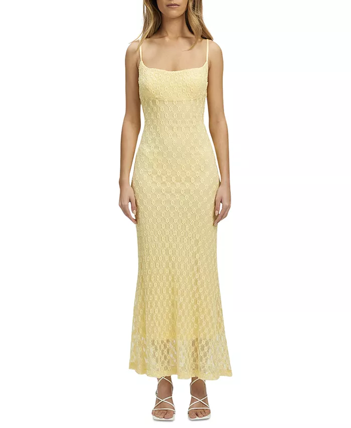 

Женское платье Adoni Mesh Slip Dress Bardot, желтый