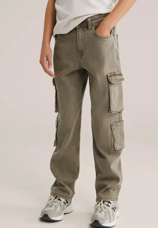 Брюки-Карго blue ridge We Fashion, Army Green — фото 2