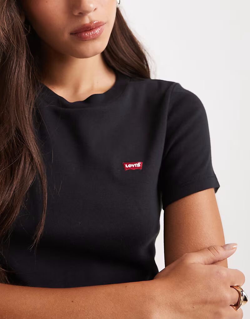 Упаковка из двух футболок с логотипом черного цвета Levi'S — фото 3