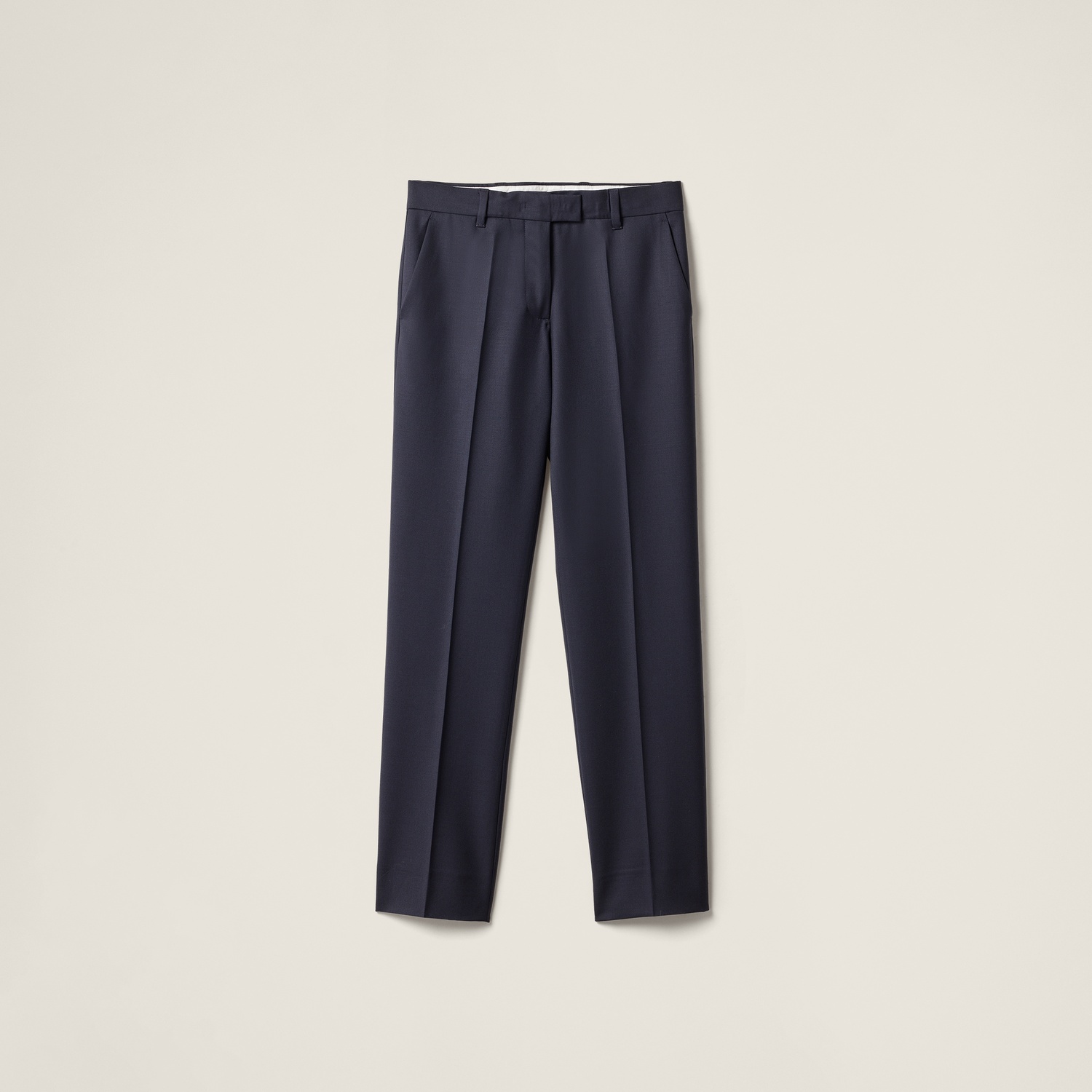 

Габардиновые брюки MIU MIU, темно-синий