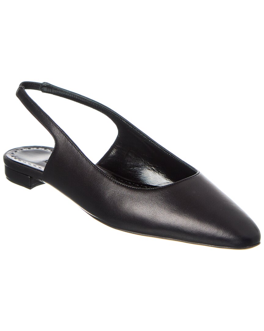 Манос Бланик Савра Кожаные Туфли-лодочки Manolo Blahnik, черный