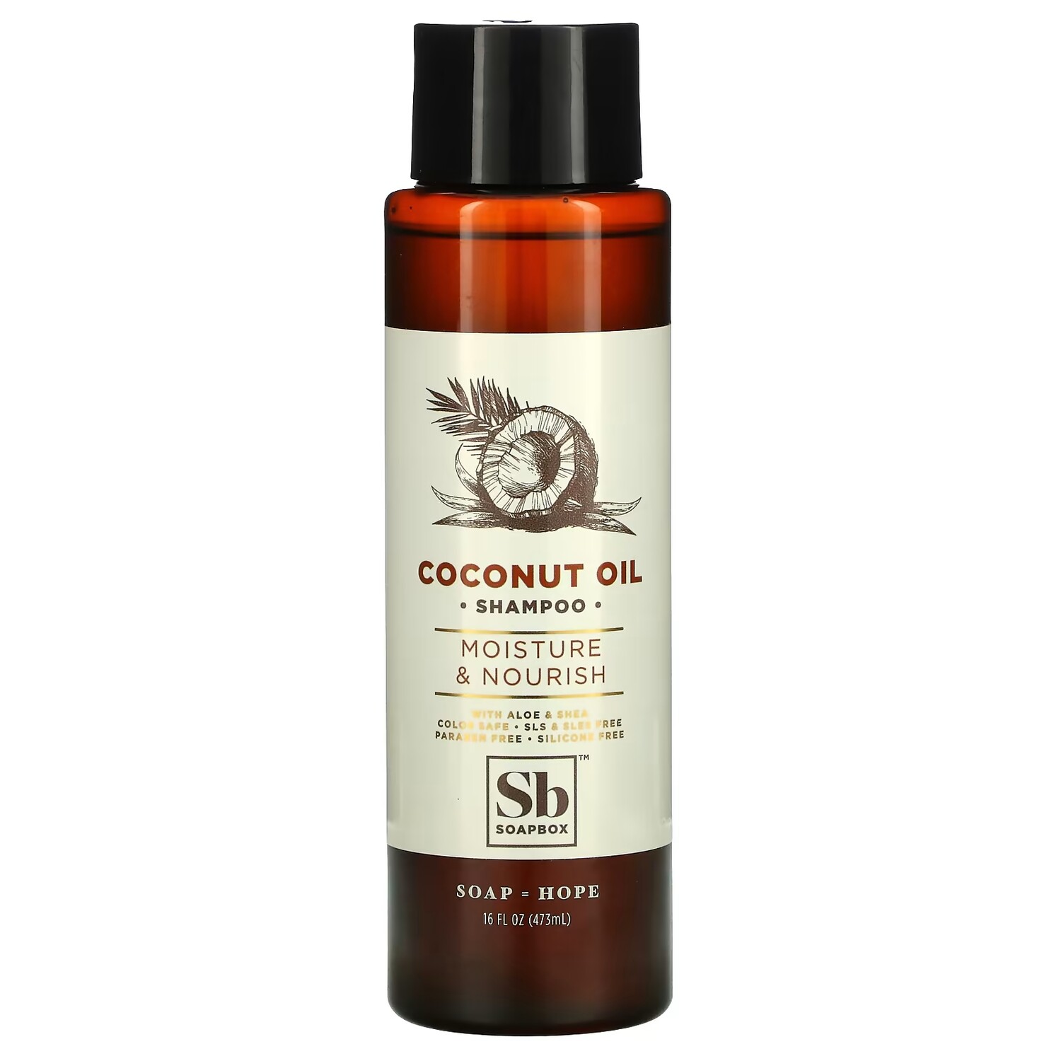 

Шампунь Soapbox Moisture & Nourish с алоэ, ши и кокосовым маслом