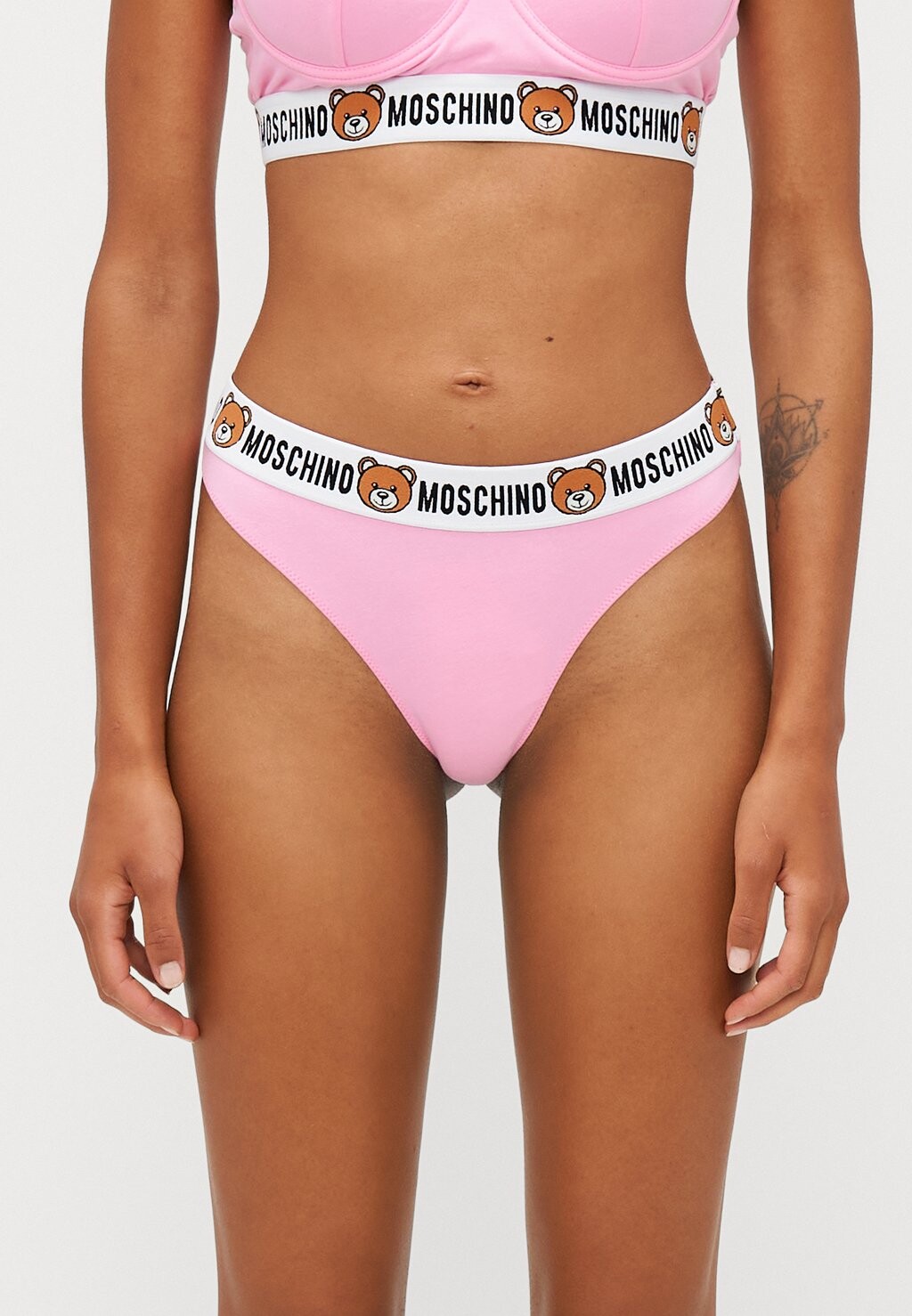 

Бюстгальтер на косточках Moschino Underwear, светло-розовый