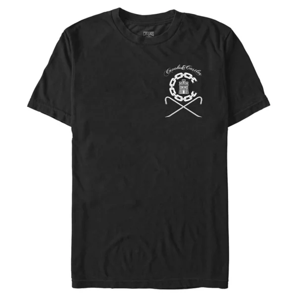 

Мужская футболка Crooks and Castle с гербом Licensed Character, черный