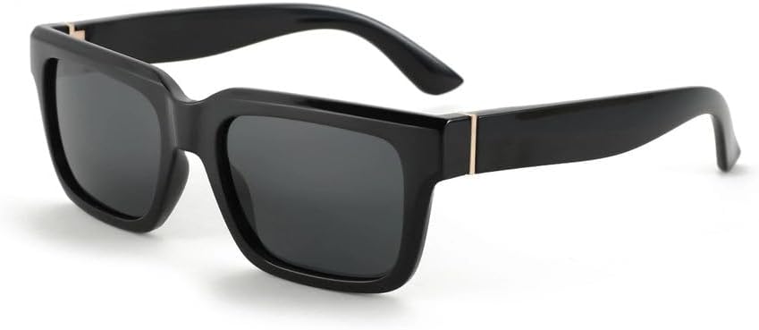 

Солнцезащитные очки в стиле ретро прямоугольной формы для мужчин и женщин, поляризованные, с защитой от УФ-излучения UV400, классические модные очки для вождения HYYZZC, 001