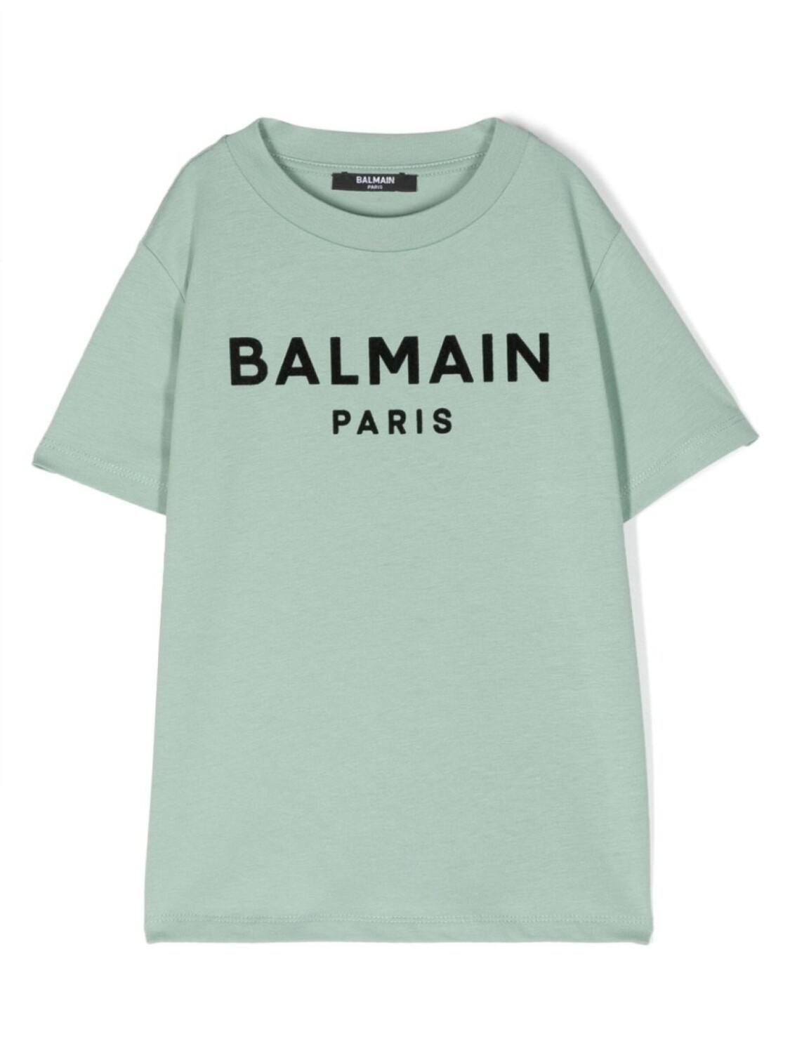 

Футболка с логотипом Balmain Kids, зеленый