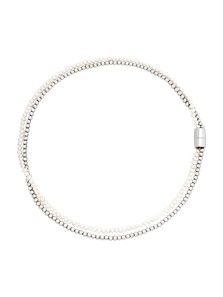 

Breil Колье Magnetica System, серебро, белое