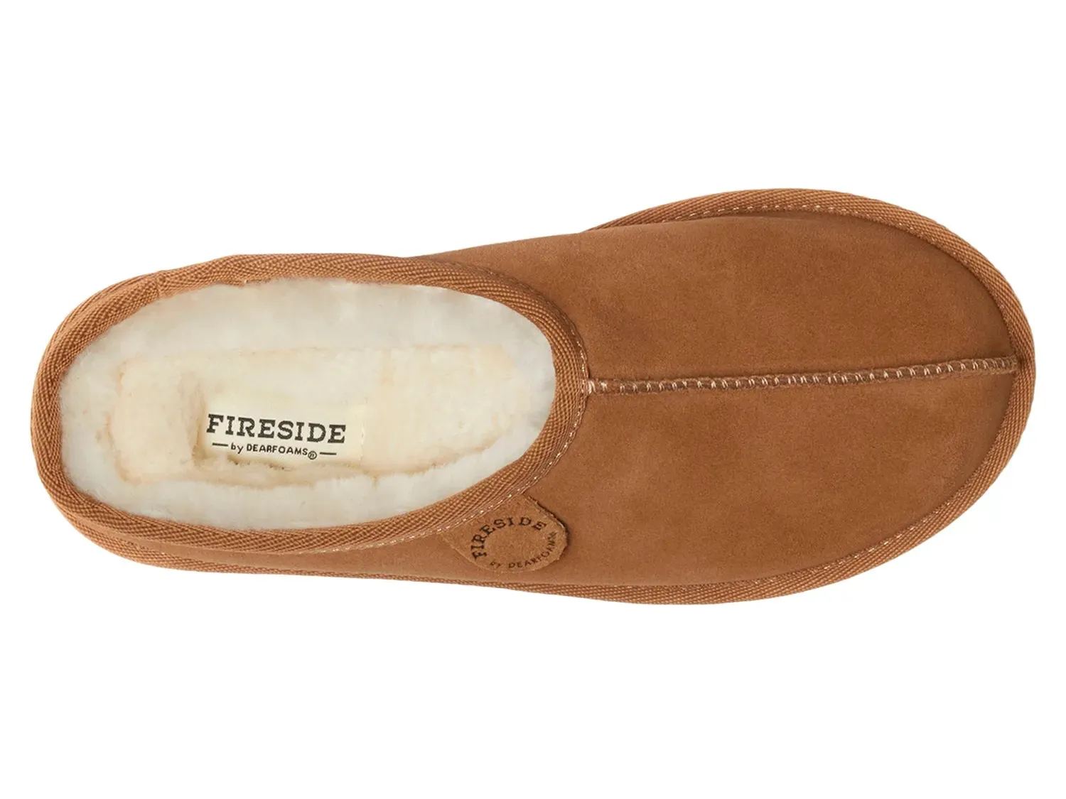 Тапочки на платформе Dearfoams Queenstown — женские, каштановые — фото 4