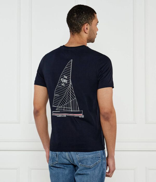 Футболка для парусного спорта Regular fit Tommy Hilfiger, синий — фото 3