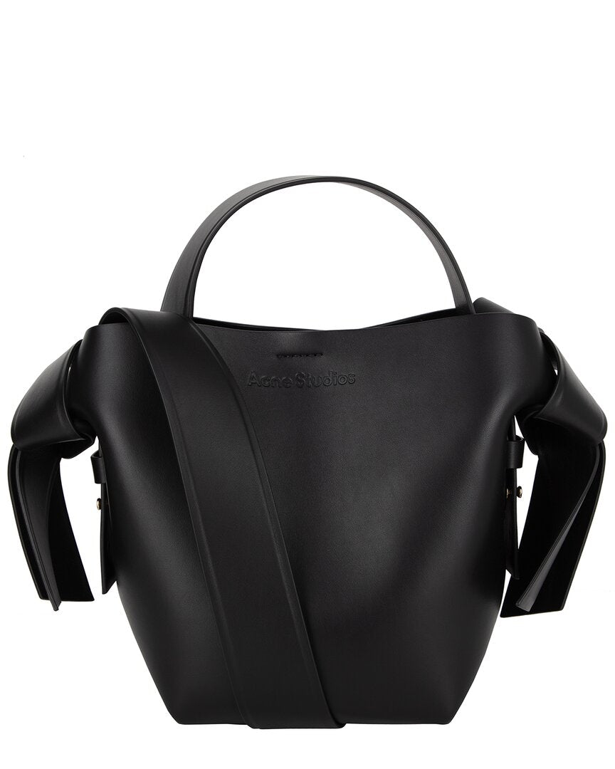 

Acne Studios Musubi Кожаная мини-сумка через плечо, черный