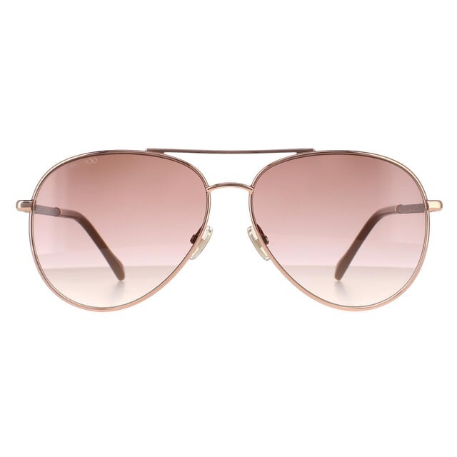 

Женские авиаторы телесного коричневого цвета с градиентом devan/s Jimmy Choo, желтый