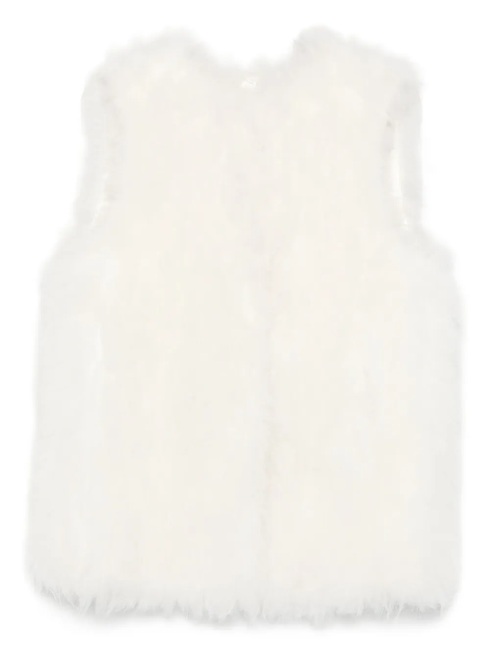 

Жилет из козлиного меха Liska, белый