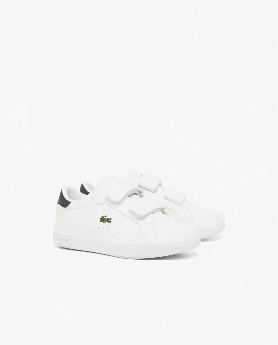 Детские спортивные кроссовки Powercourt Lacoste, белый — фото 3