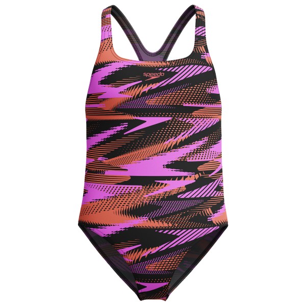 

Детский купальник-медальон Hyper Boom Allover Speedo, красный