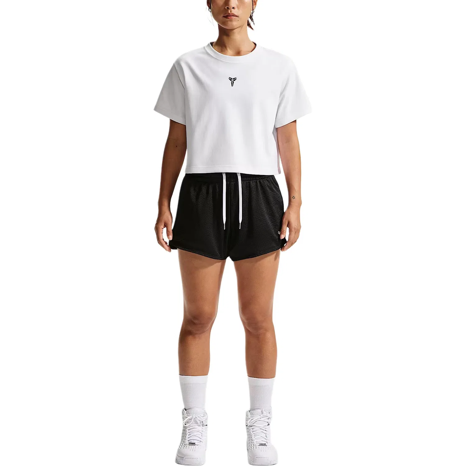 Футболка Dri Fit Quick Dry женская Nike, White — фото 4