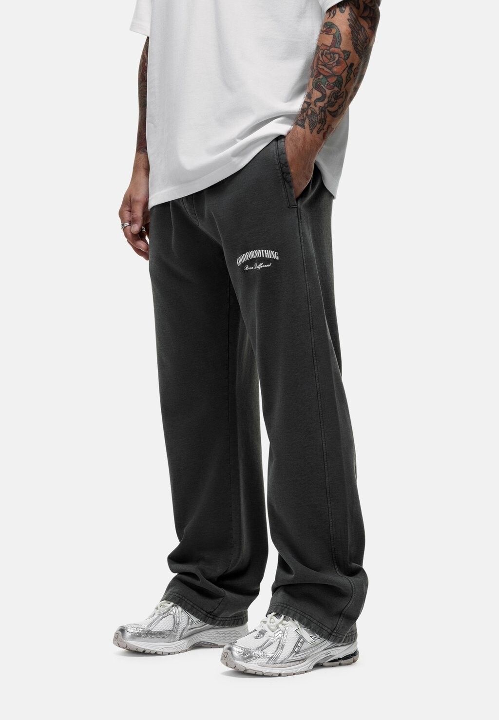 

Спортивные брюки BAGGY WASH GREY BORN DIFFERENT JOGGER Good For Nothing, серый
