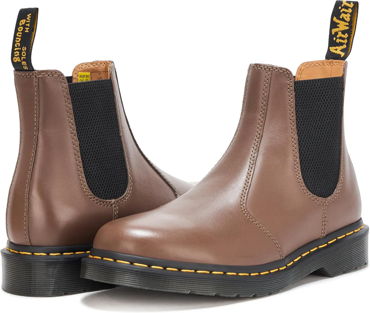 Унисекс-башмаки Dr. Martens 2976 Artimus из кожи Челси, темно-хаки — фото 2