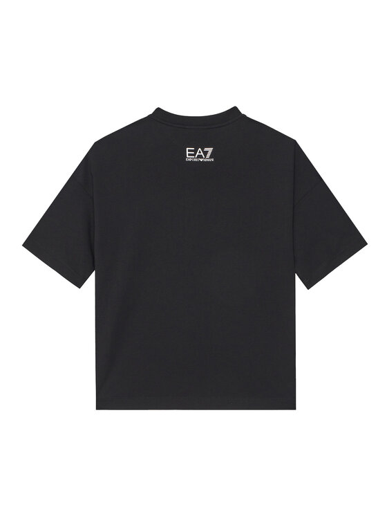 Футболка relaxed fit 7B000069 AF10378 UC001 Ea7 Emporio Armani, чёрный — фото 2