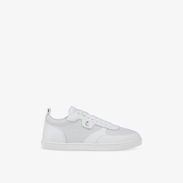 Кроссовки кожаные Christian Louboutin, белый