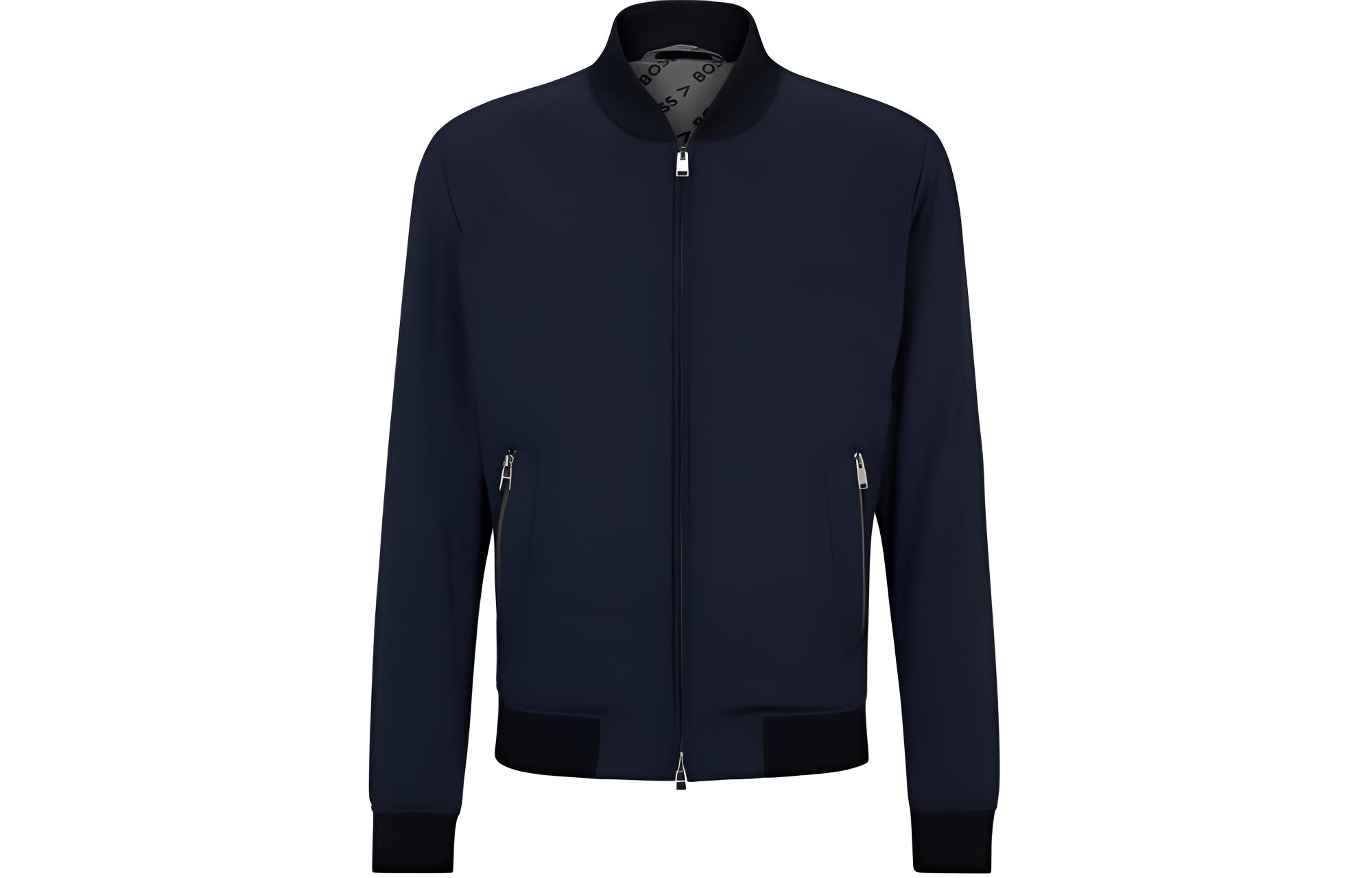 

HUGO BOSS Хэнри Застёжка-молния Бомбер, Dark Blue