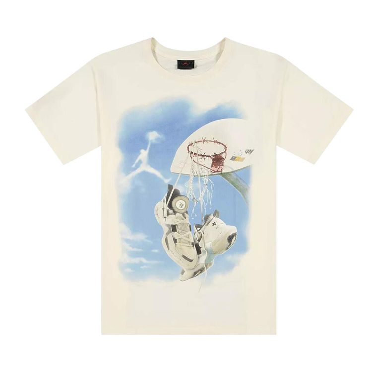 

Футболка Air Jordan x Honor The Gift Russell Westbrook Crossover Cartoon T-Shirt 'White', белый
