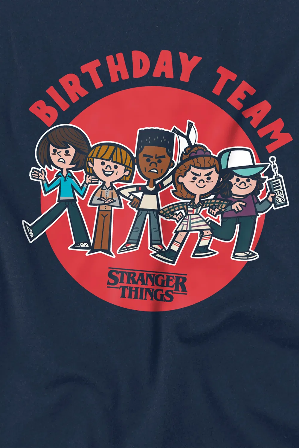 Детская футболка Stranger Things 4 сезон темно-синий, темно-синий — фото 2