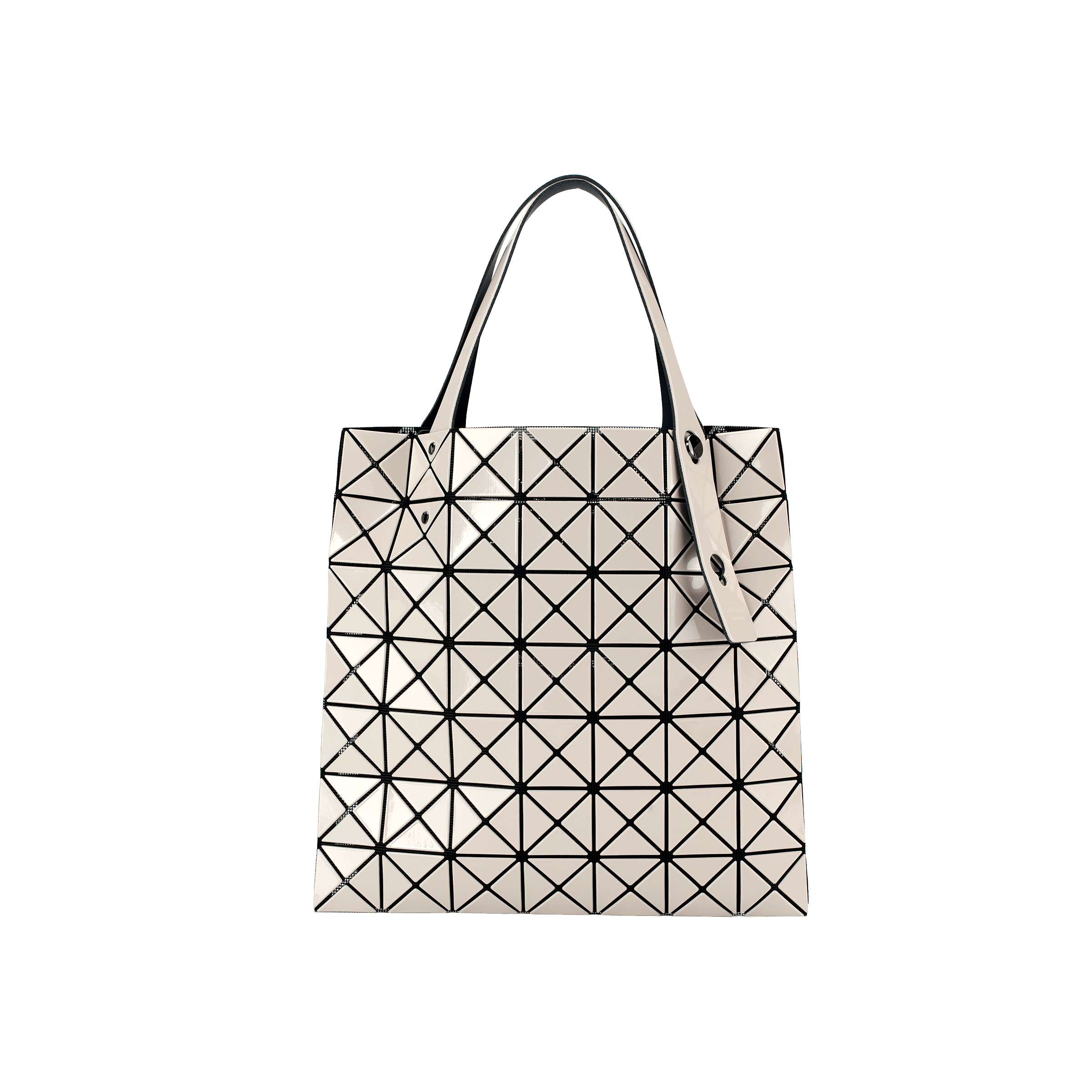 

ISSEY MIYAKE Женская сумка Prism PVC на одно плечо бежевого цвета