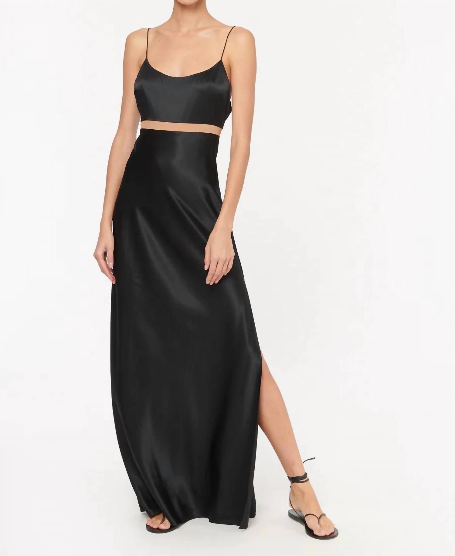 

Платье Zela в черном цвете Cami NYC