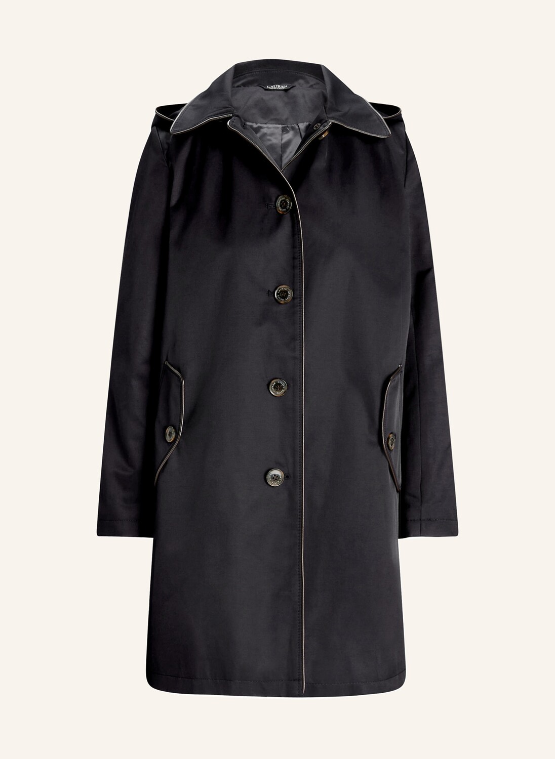 

Пальто со съемным капюшоном Lauren Ralph Lauren, синий